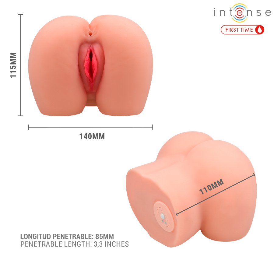 INTENS FØRSTE GANG - ARIANA VIRGIN VIBRATOR MASTURBATOR MED BLØDNING