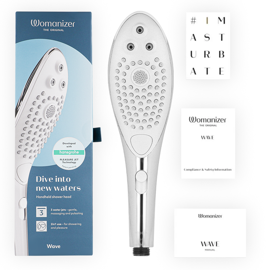 WOMANIZER - WAVE KLITORAL STIMULERENDE BRUSEHOVED KROM