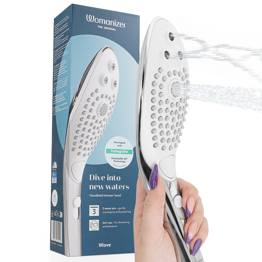WOMANIZER - WAVE KLITORAL STIMULERENDE BRUSEHOVED KROM