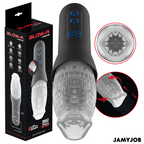 JAMYJOB - BLOW-R MASURBATØR MED STØV OG ROTATION