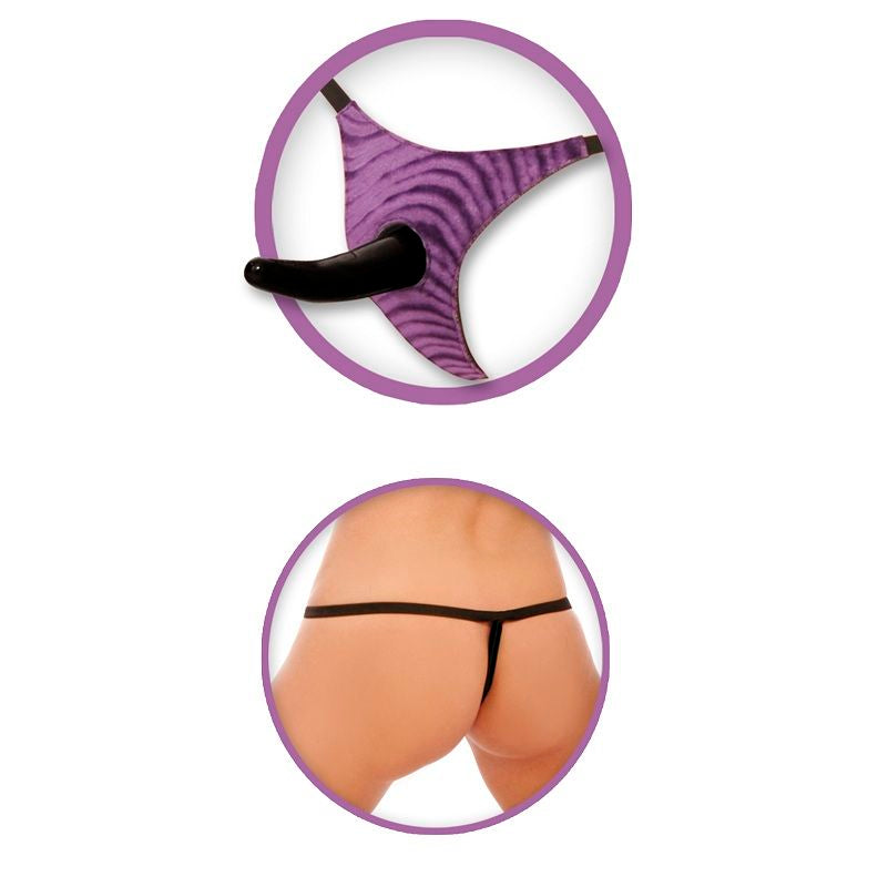 FETISH FANTASY SERIE - VIBRERENDE STRAP-ON TIL HAM