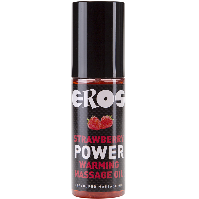 EROS JORDBÆR POWER VARMENDE MASSAGEOLIE
