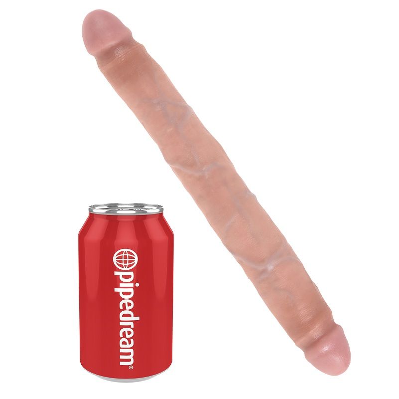 KONGE PIK - SLIM DOBBELT DILDO 30 CM