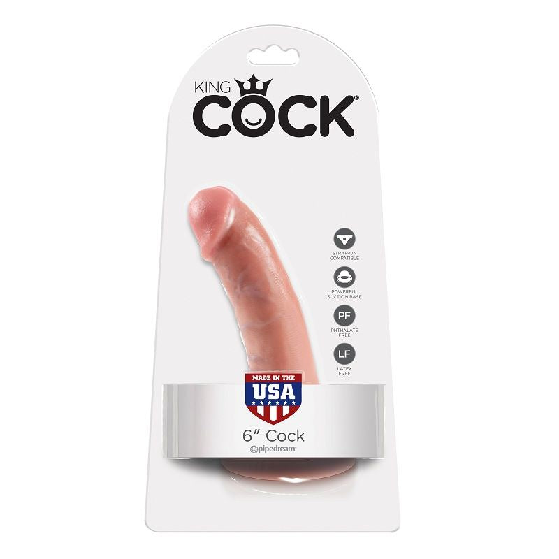 KONGE PIK - 6 DILDOER KØD 15,2 CM