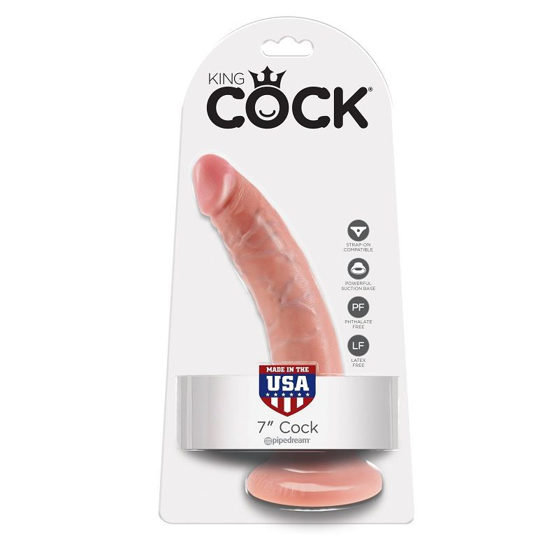 KONGE PIK - 7 DILDOER KØD 17,8 CM