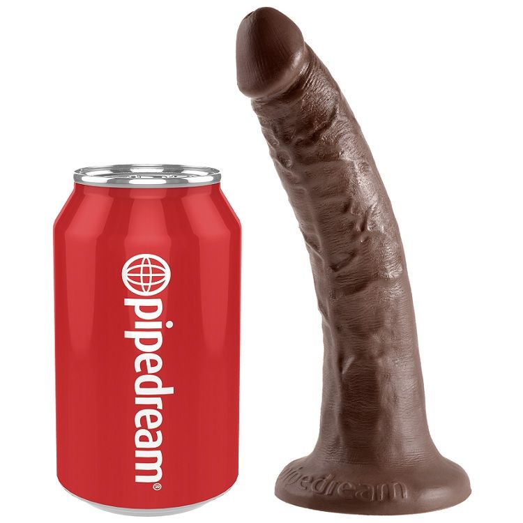 KONGE PIK - 7 DILDOER CHOKOLADE 17,8 CM