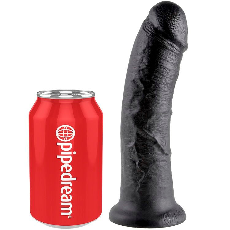 KONGE PIK - 8 DILDOER SORT 20,3 CM