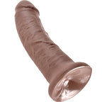 KONGE PIK - 8 DILDOER BRUN 20,3 CM