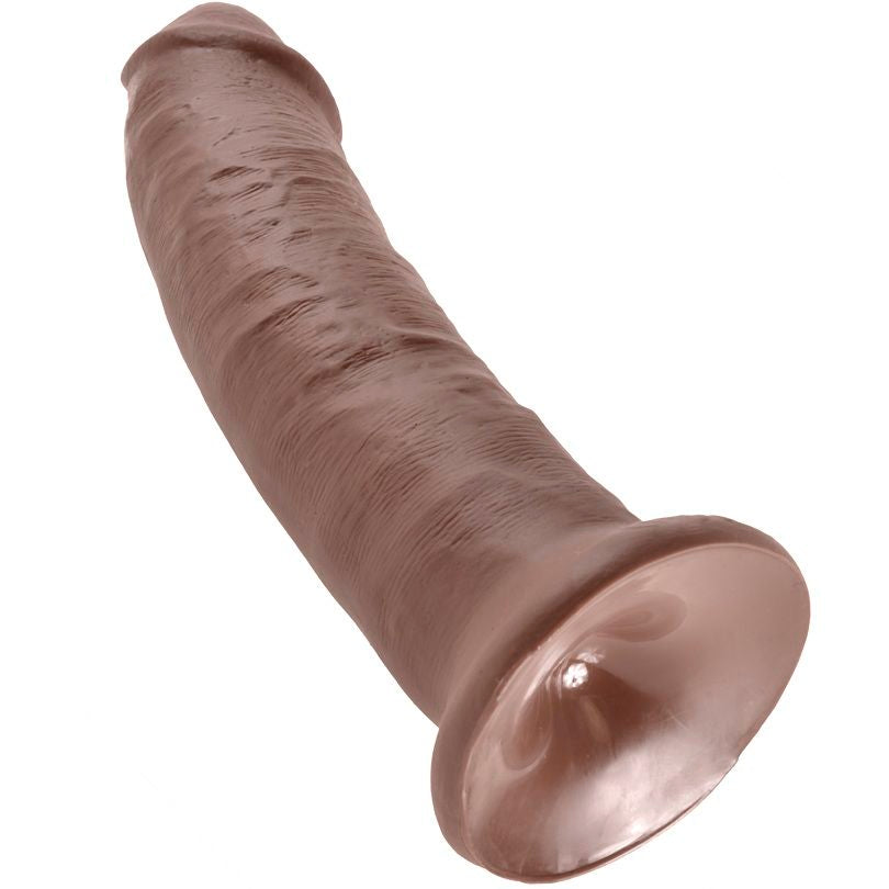 KONGE PIK - 9 DILDOER BRUN 22,9 CM