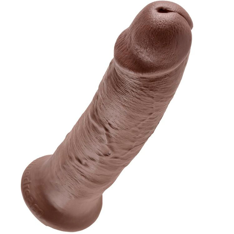 KONGE PIK - 10 DILDOER BRUN 25,4 CM