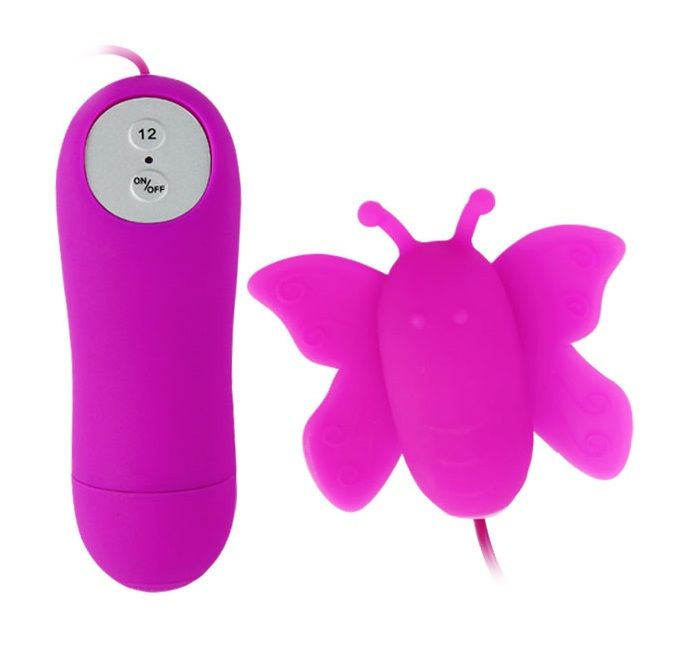 BAILE - LOVE EGGS BUTTERFLY KLITORIS STIMULATOR 12 HASTIGHEDER LILA FJERNBETJENING