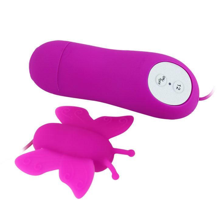 BAILE - LOVE EGGS BUTTERFLY KLITORIS STIMULATOR 12 HASTIGHEDER LILA FJERNBETJENING