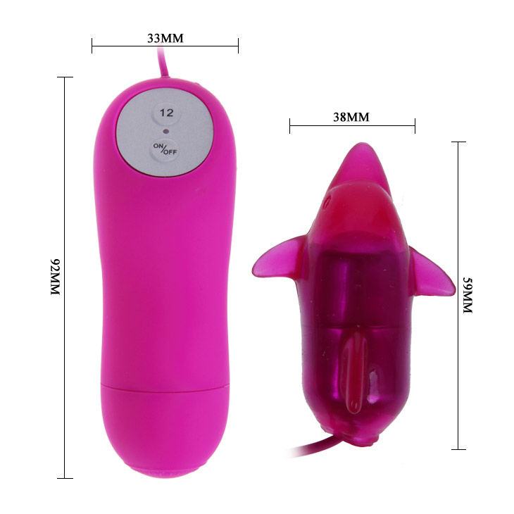 BAILE - SØD HEMMELIG DELFINSVIBRATOR 12V