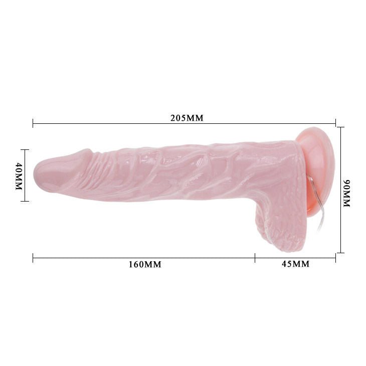 BAILE - SUPER ROTA DONG REALISTISK DILDO 20,5 CM 