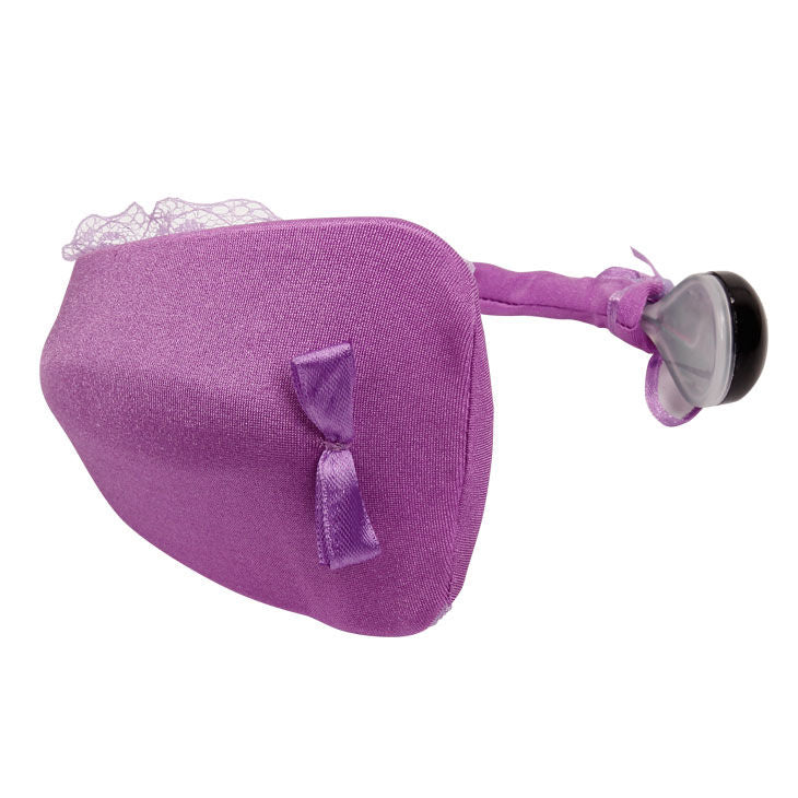 BAILE - T-SHIRT MED VIBRATOR MED LILLA FJERNBETJENING