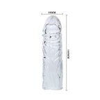 BAILE - LILA PENISDÆK I TILPASSENDE SILIKONE 13 CM