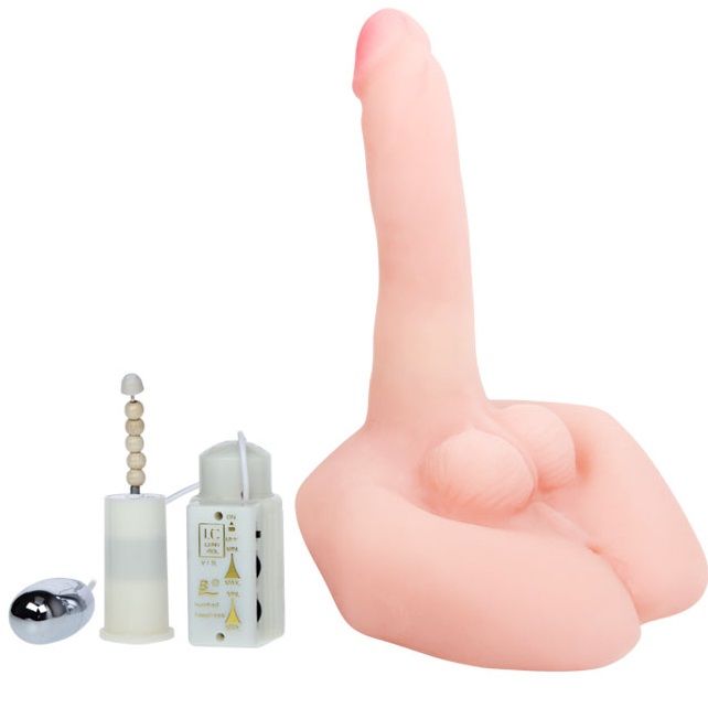 BAILE - MR. STOR REALISTISK PENIS OG ANUS MASTURBATOR
