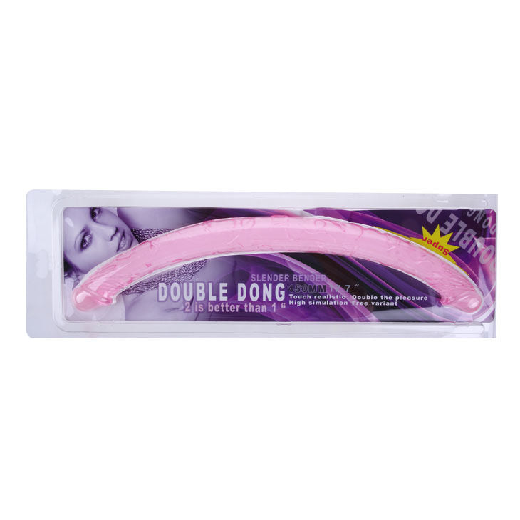 BAILE - PINK DOBBELT DONG 44,5 CM