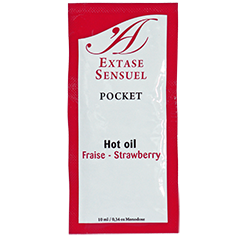 EXTASE SENSUAL - JORDBÆR STIMULERENDE OLIE 10 ML