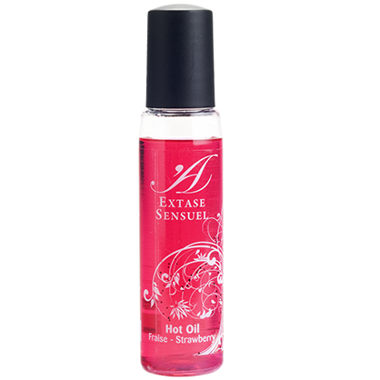 EXTASE SENSUAL - JORDBÆR STIMULERENDE OLIE HEAT TRIP 35 ML