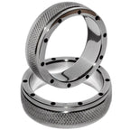 METAL HÅRD - METALRING TIL PENIS OG TESTIKLE 50MM