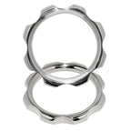 METAL HÅRD - METAL MOMENTRING TIL PENIS OG TESTIKLE 45MM