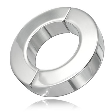 HÅRD METAL - TESTIKELRING I RUSTFRIT STÅL 14MM