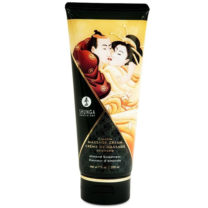 SHUNGA - SØD MANDEL MASSAGECREME 200 ML