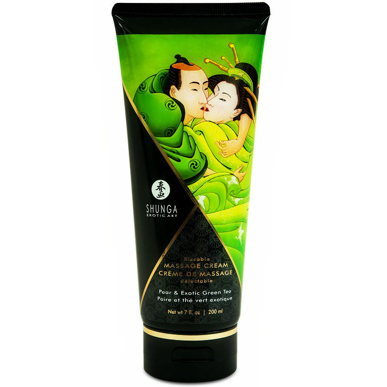 SHUNGA - PÆRE- OG GRØN TE-MASSAGECREME 200 ML