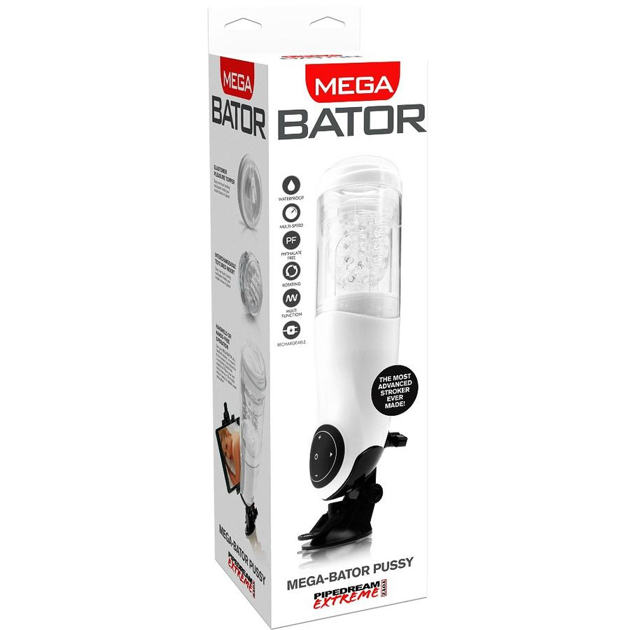 EXTREME TOYZ - PDX MEGA BATOR USB MANDLIG MATURBATOR VAGINA HVID