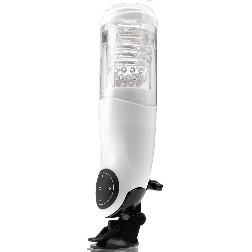 EXTREME TOYZ - PDX MEGA BATOR USB MANDLIG MATURBATOR VAGINA HVID
