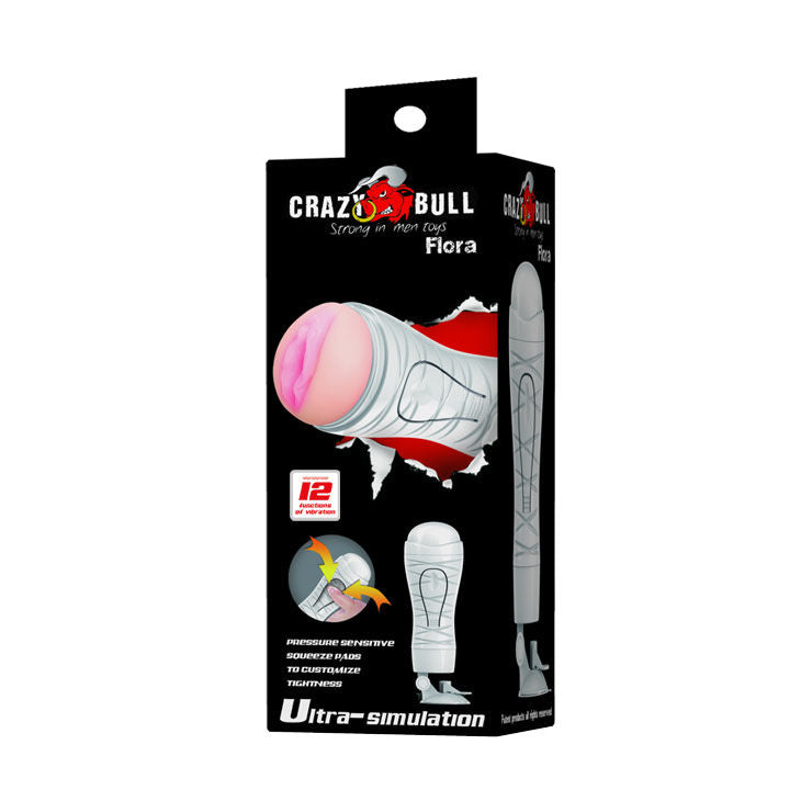 CRAZY BULL - FLORA GENOPLADELIG VAGINA-MASTURBATOR