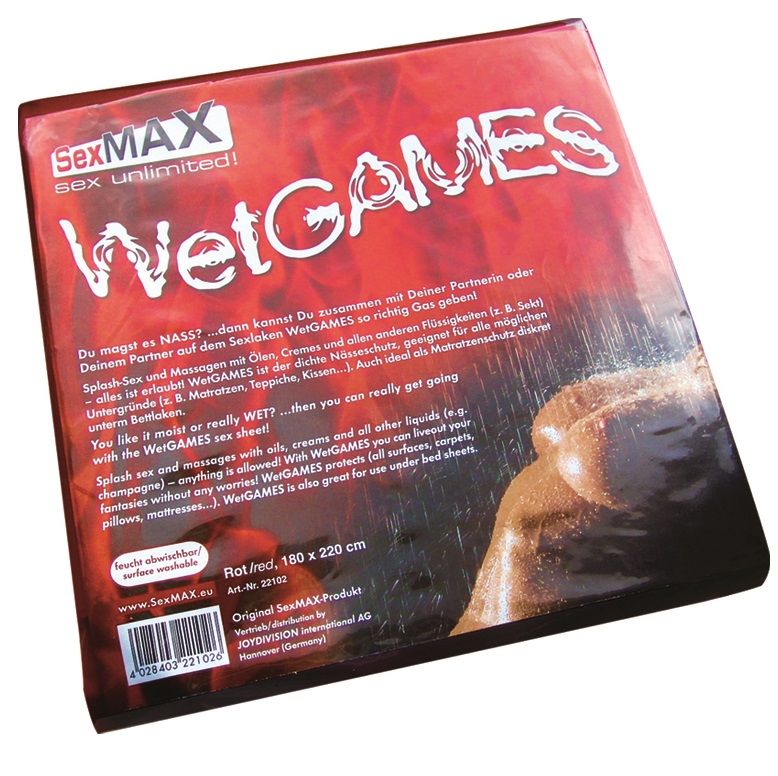 JOYDIVISION SEXMAX - WETGAMES SEX-LAKEN RØD