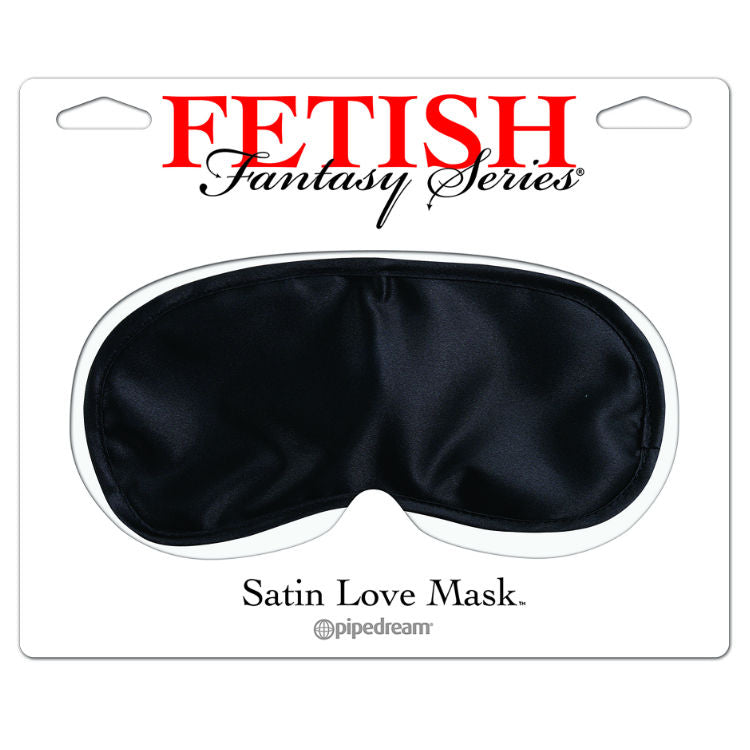 FETISH FANTASY SERIE - SATIN KÆRLIGHEDSMASKE SORT
