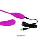 PRETTY LOVE - SMART SNAKY VIBE VIBRATOR 7 V + 3 KILDENDE POSER