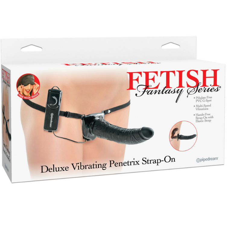 FETISH FANTASY SERIE - DELUXE VIBRERENDE PENETRIS STRAP-ON SERIE