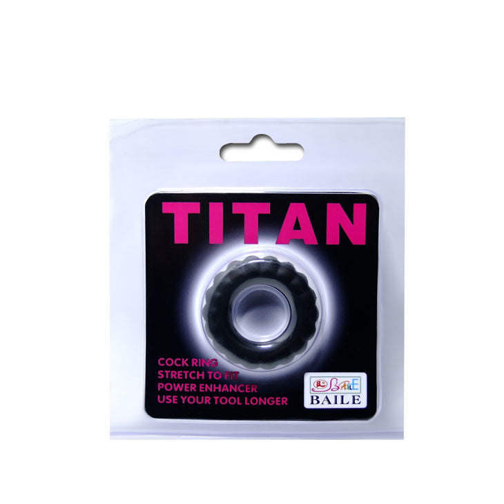 BAILE - TITAN PINRING SORT 2 CM 
