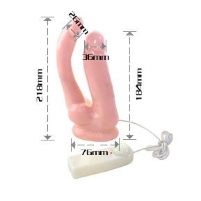 BAILE - REALISTISK PENIS DOBBELT PENETRATION