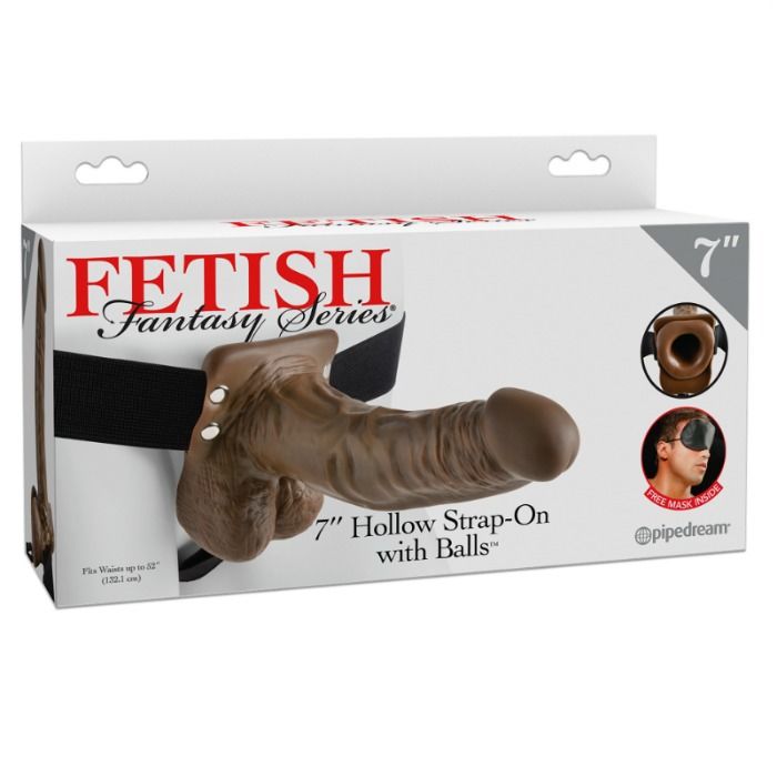 FETISH FANTASY SERIE - SERIE 7 HULE STRAP-ON MED NØDDER