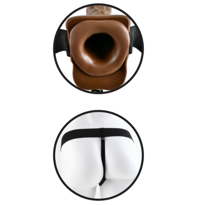 FETISH FANTASY SERIE - SERIE 7 HULE STRAP-ON MED NØDDER