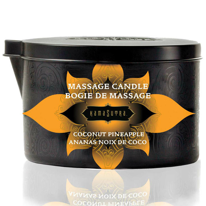 KAMASUTRA - KOKOS- OG ANANAS MASSAGELYS 170GR
