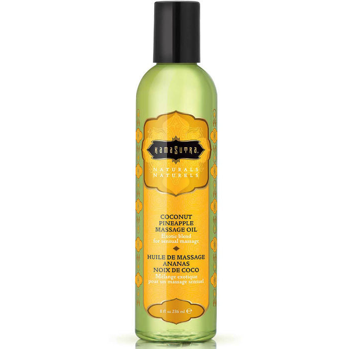 KAMASUTRA - NATURALS PIÑA COLADA MASSAGE OLIE 236ML