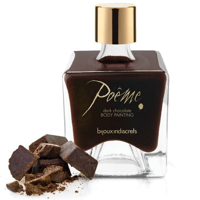 BIJOUX - POEME SPISELIG MALING SORT CHOKOLADE 50 GR