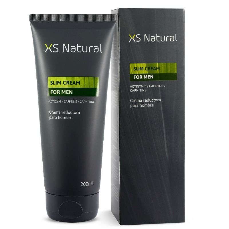 500 KOSMETIKPRODUKTER - XS NATURCREME TIL MÆND. SLANKECREME OG FEDTFORBRÆNDER TIL AT REDUCERE MAVEFEDT