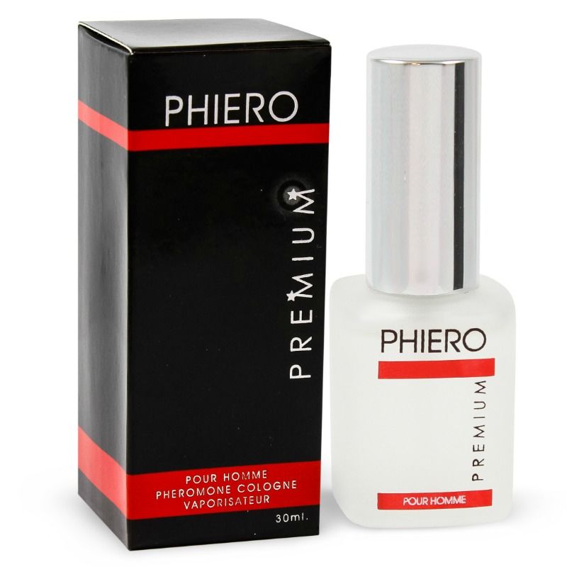 500 KOSMETIKPRODUKTER - PHIERO PREMIUM. PARFUME MED FEROMONER TIL MÆND