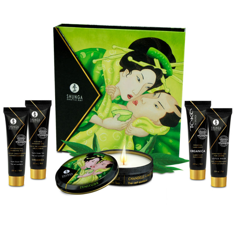 SHUNGA - HEMMELIG GEISHA ØKOLOGISK GRØN TE SÆT