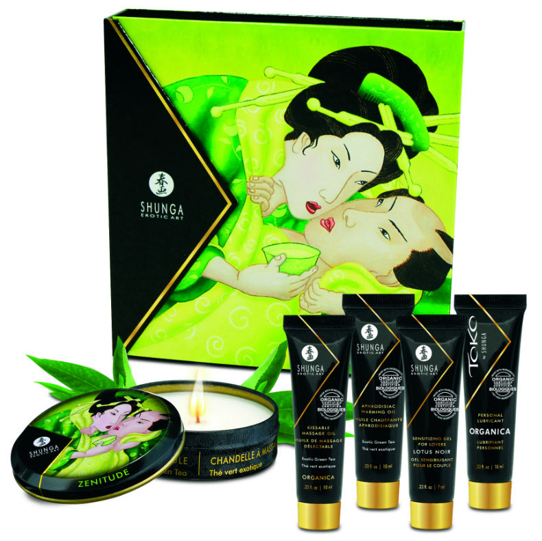 SHUNGA - HEMMELIG GEISHA ØKOLOGISK GRØN TE SÆT