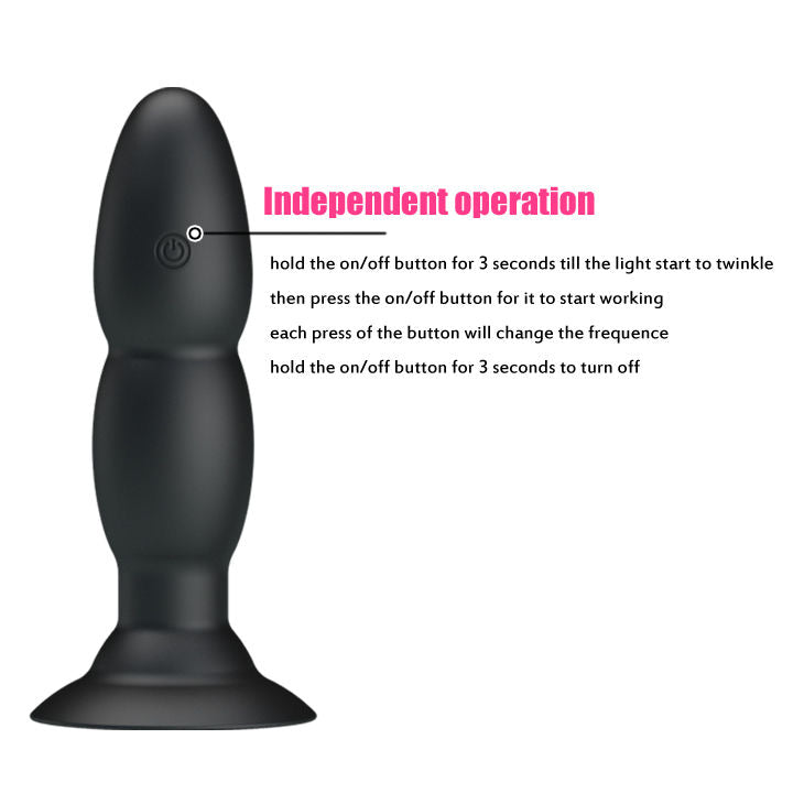 PRETTY LOVE - STIKVIBRATOR OG ROTATION VIA FJERNBETJENING