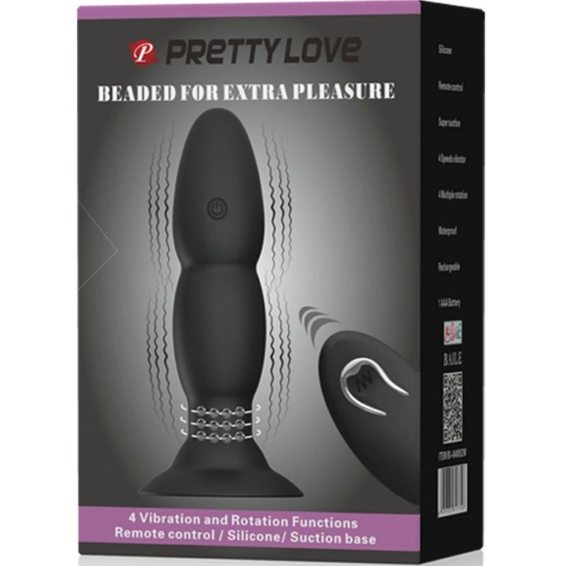 PRETTY LOVE - STIKVIBRATOR OG ROTATION VIA FJERNBETJENING