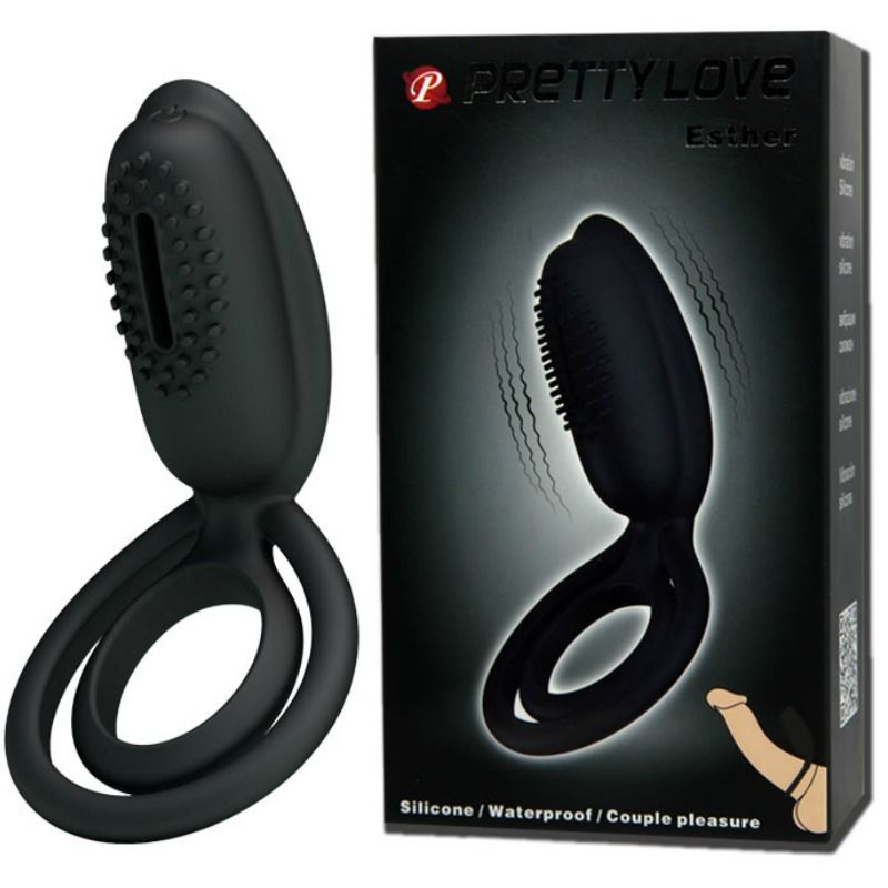 PRETTY LOVE - ESTHER VIBRERINGSRING MED STIMULATOR